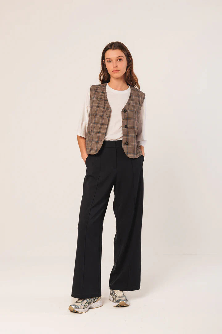 Paty Straight Trouser - Navy