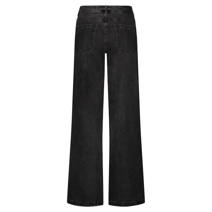Claudette Wide Trouser - Black