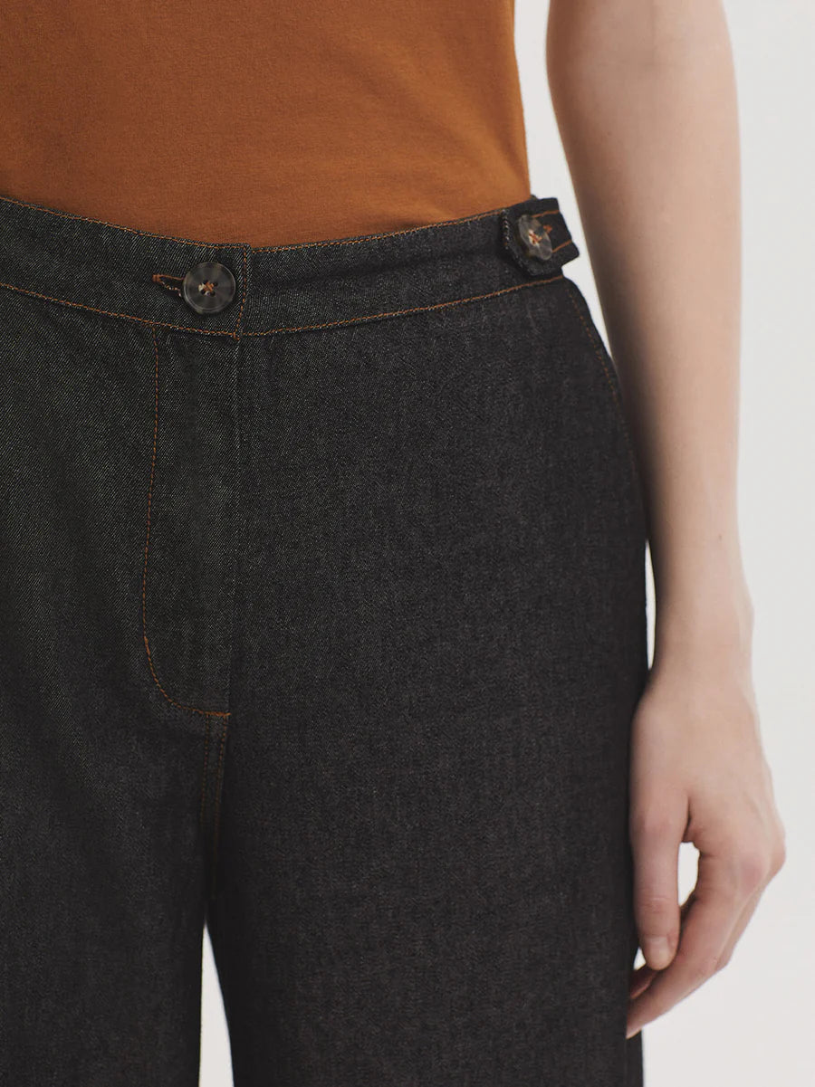 Denim Trouser - Grey Denim