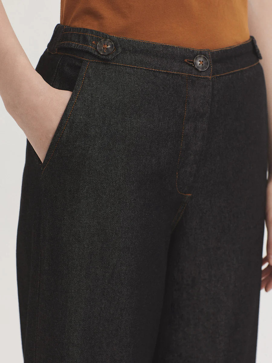Denim Trouser - Grey Denim